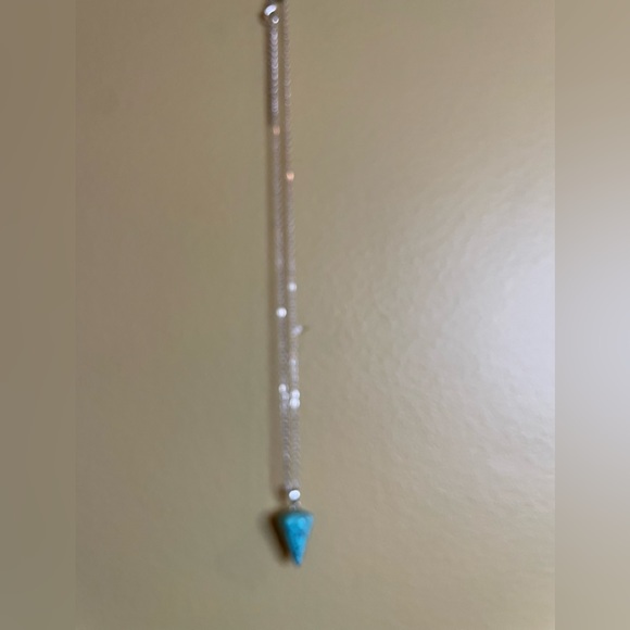 Turquoise & Silver Jewelry - Necklaces (2) & Earring (1) - Picture 5 of 11